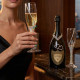 Tiffany Toasting Flutes & Dom Pérignon Champagne Wedding Gift Set