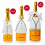 3-Bottle Veuve Clicquot Champagne Wedding Toast Set – 750ml, 1.5L & 3L