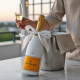 Hand-Painted Shiny Veuve Clicquot Wedding Champagne Hand-Painted Shiny Veuve Clicquot Wedding Champagne