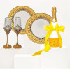 Luxury Veuve Clicquot Brut Champagne Wedding Gift Set
